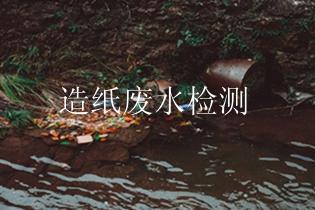 造纸废水检测