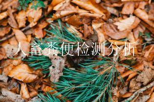 人畜粪便检测分析